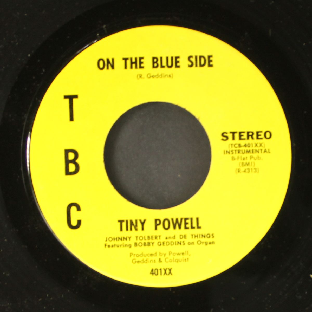going home / on the blue side by TINY POWELL