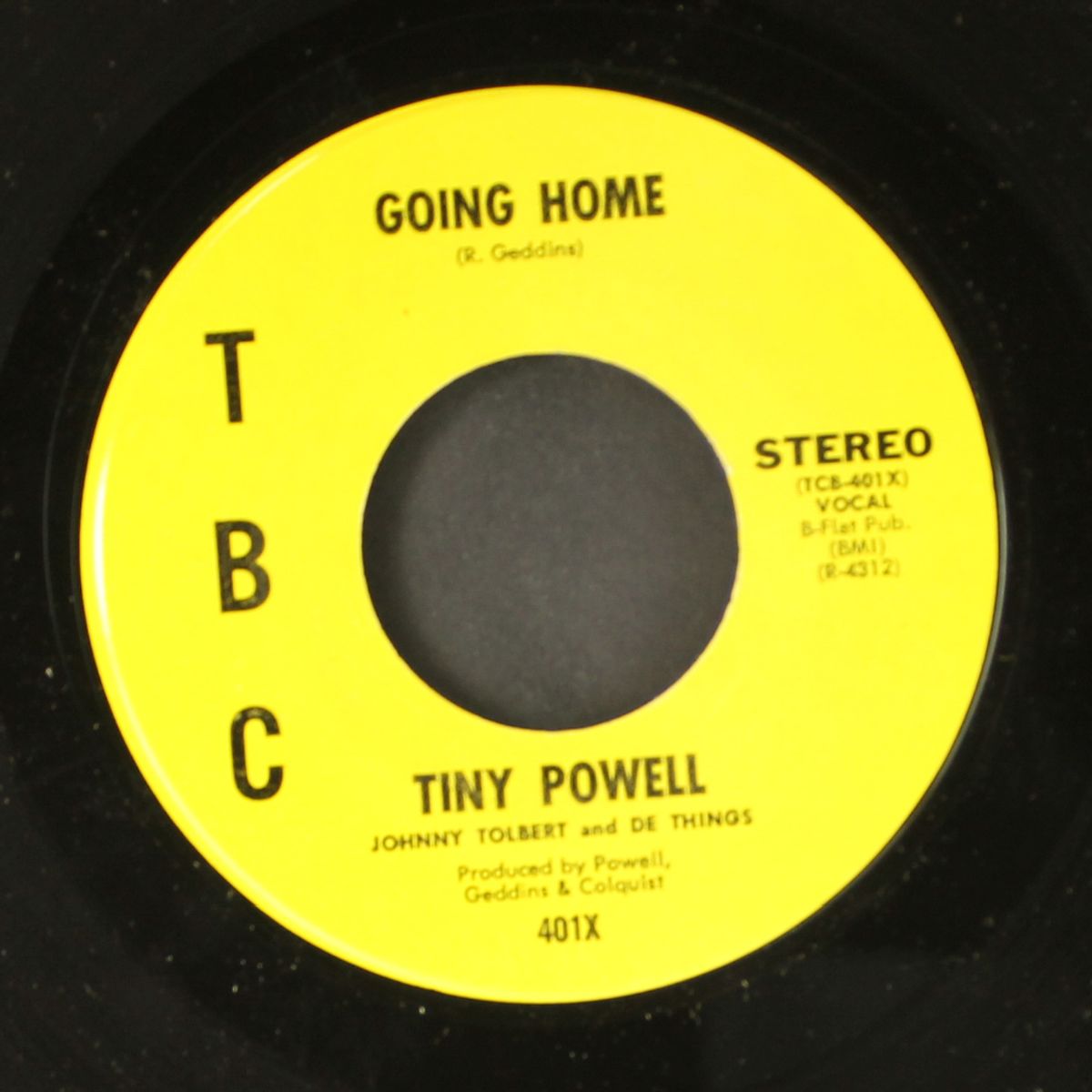going home / on the blue side by TINY POWELL