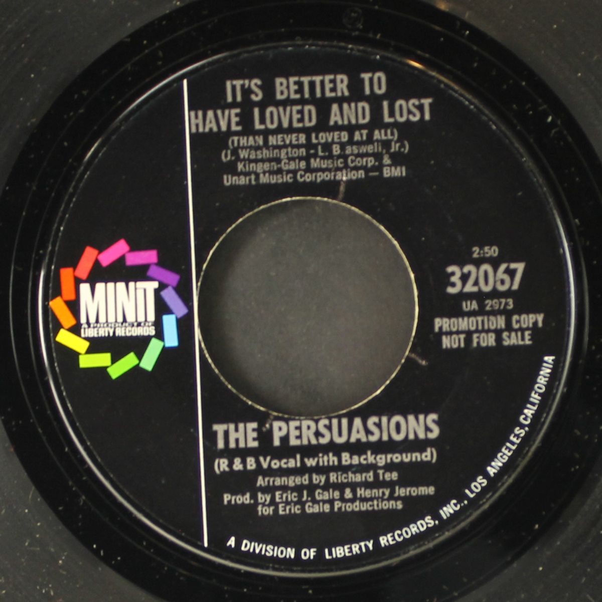 it's better to have loved and lost by PERSUASIONS