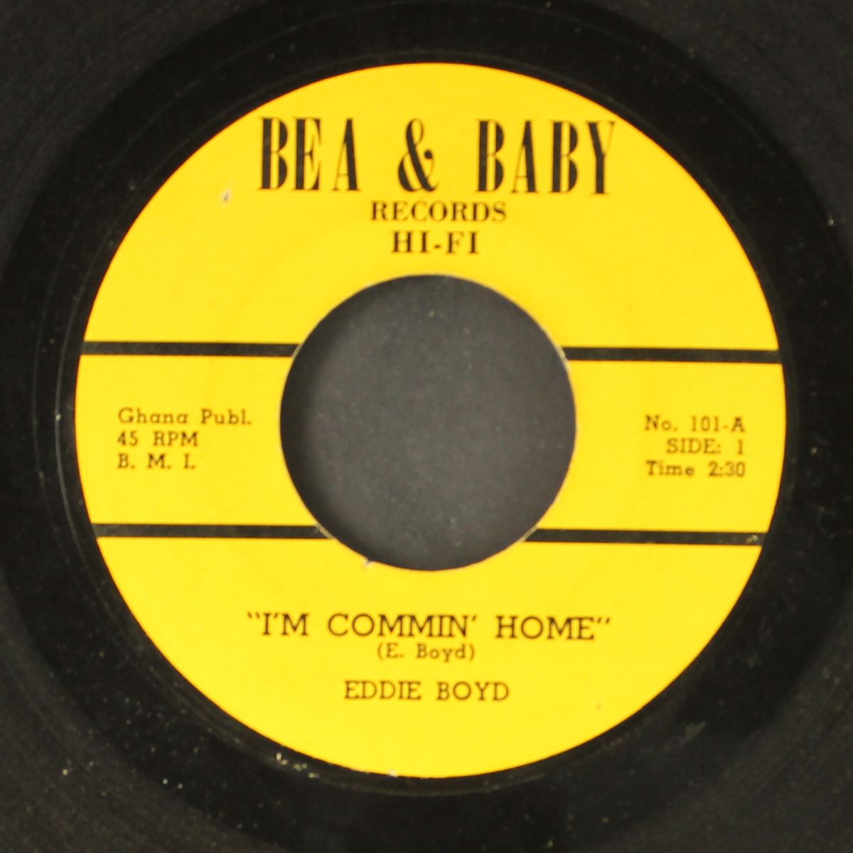 i'm commin' home / thank you baby by EDDIE BOYD