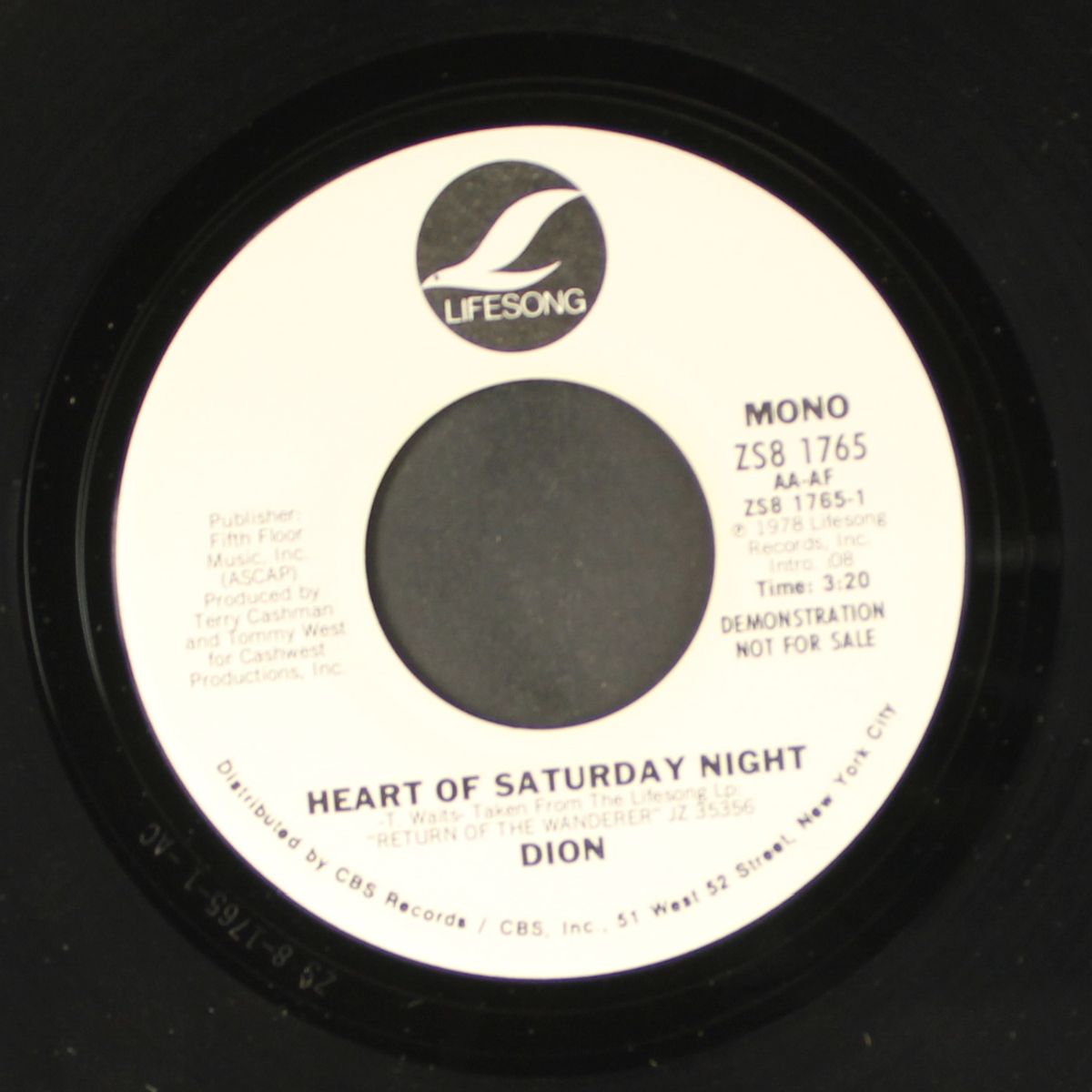 heart of saturday night by DION