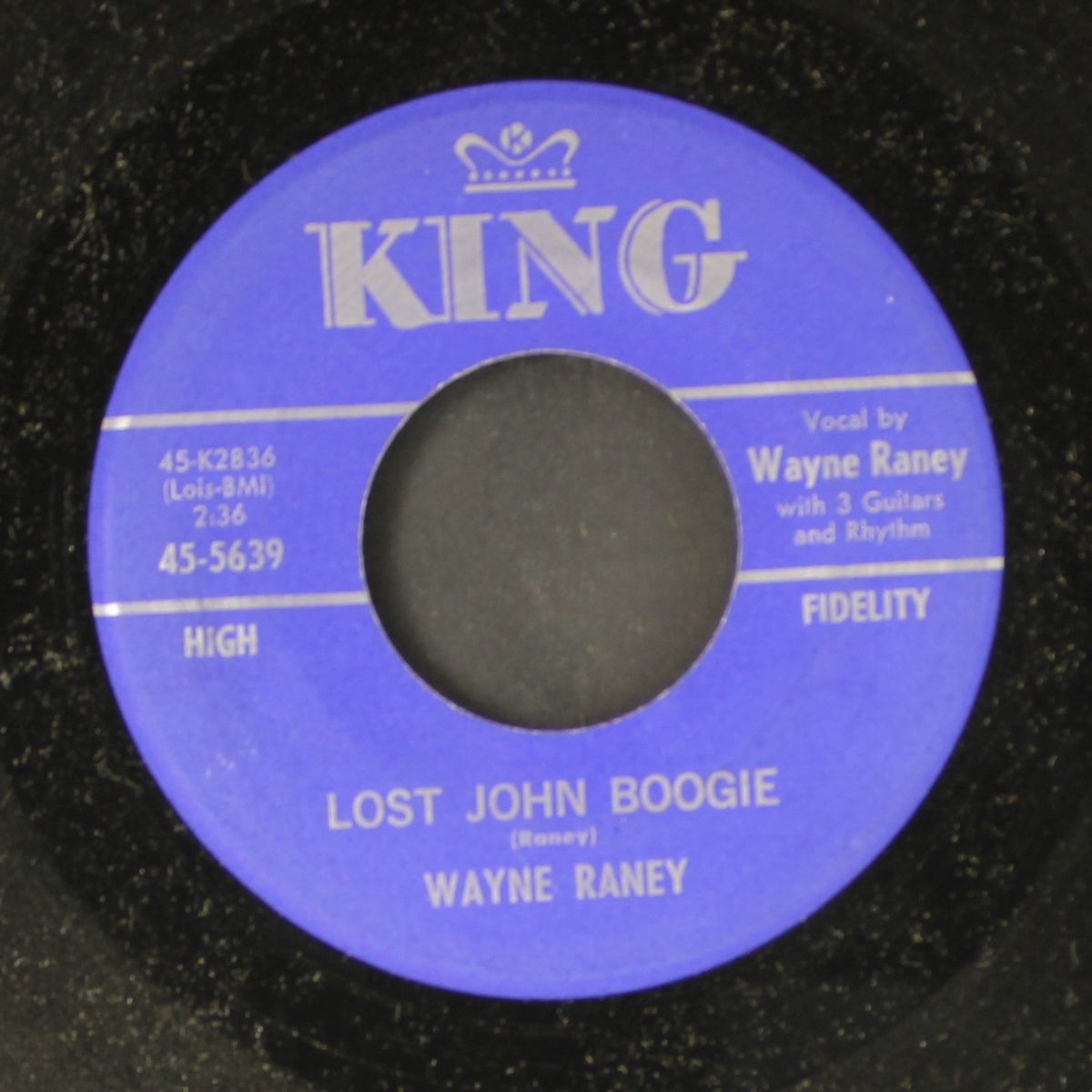 lost john boogie / lonesome wind blues by WAYNE RANEY