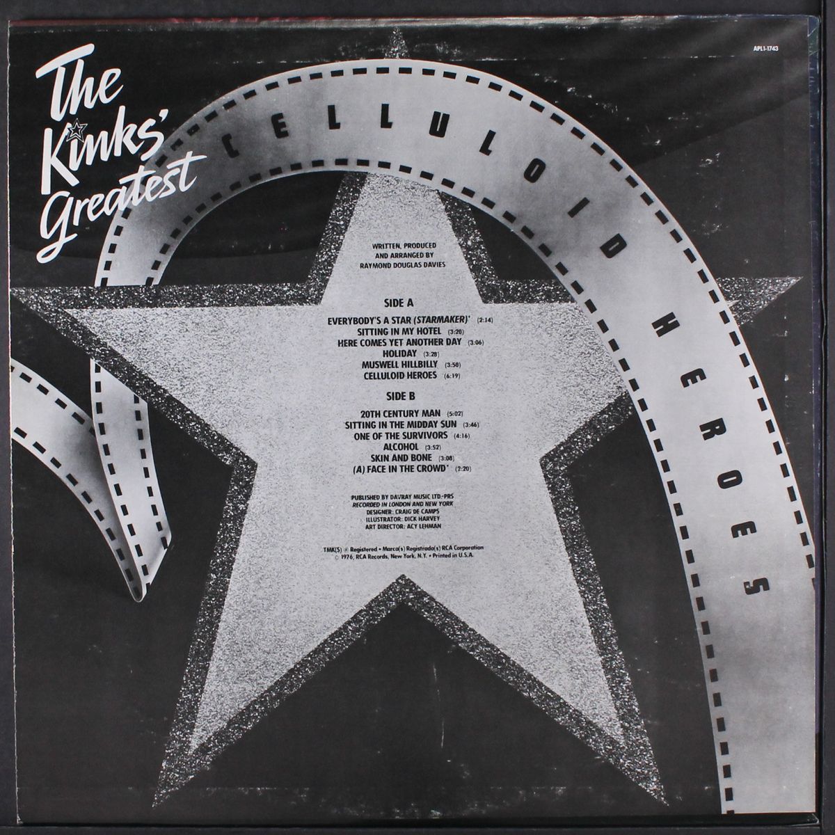greatest, celluloid heroes by KINKS