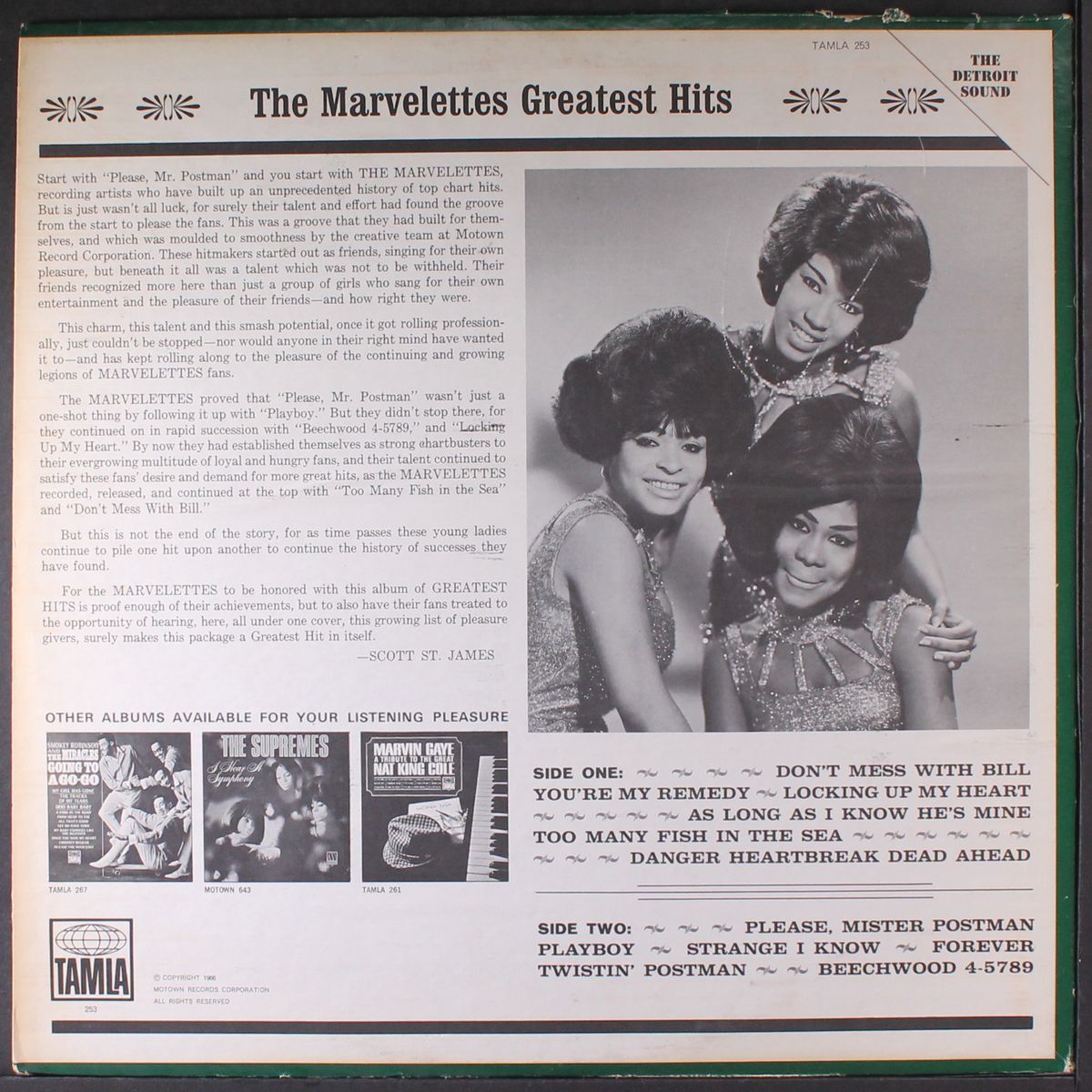 greatest hits by MARVELETTES