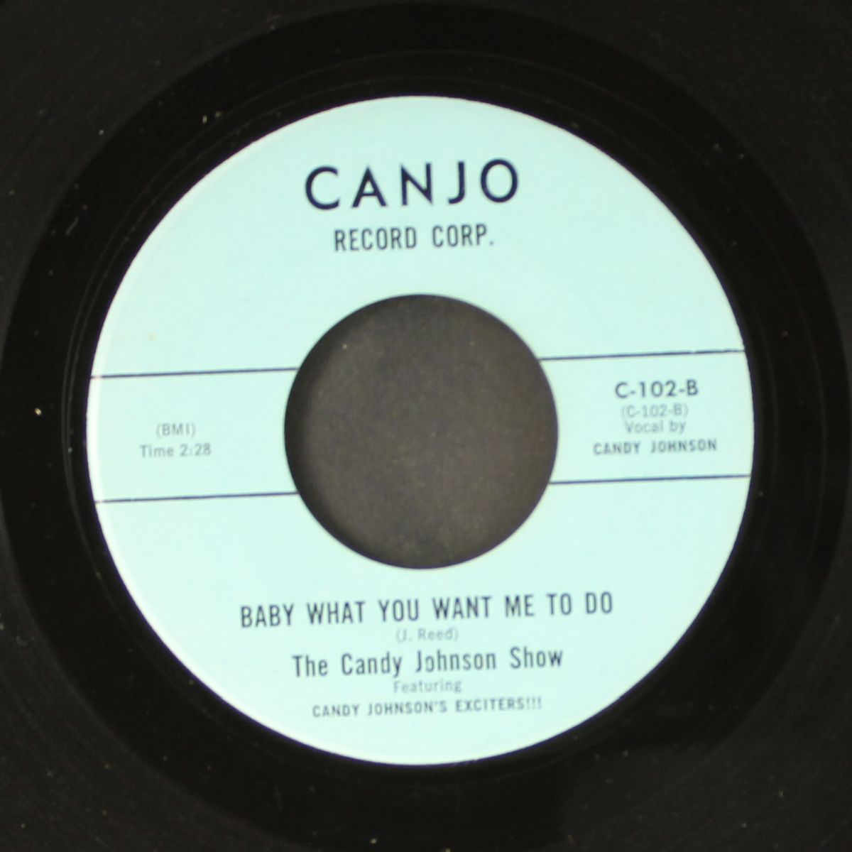 hound dog / baby what you want me to do by CANDY JOHNSON SHOW