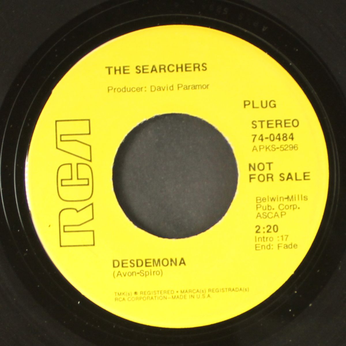 desdemona / the world is waiting for tomorrow by SEARCHERS