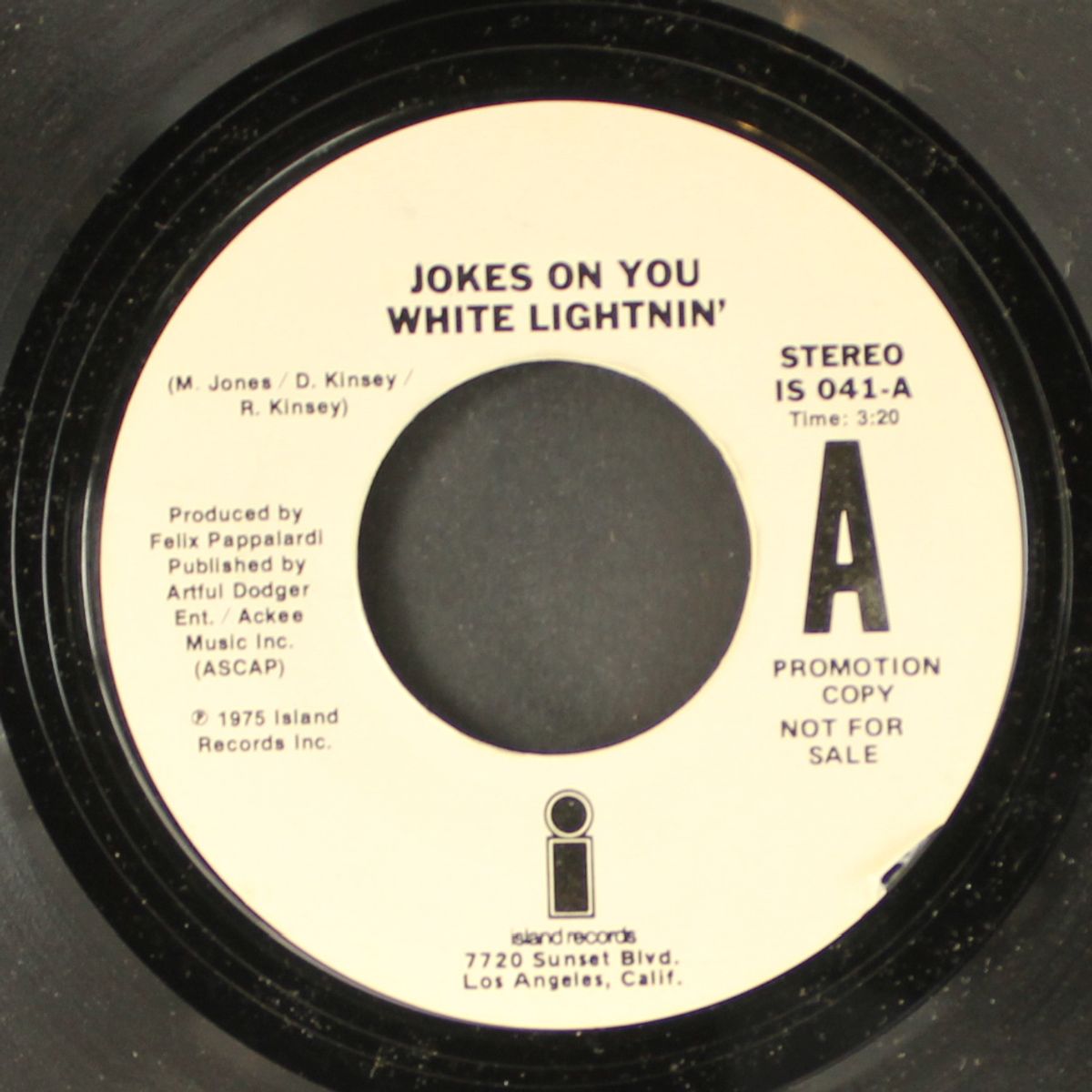 joke's on you / same by WHITE LIGHTNIN'