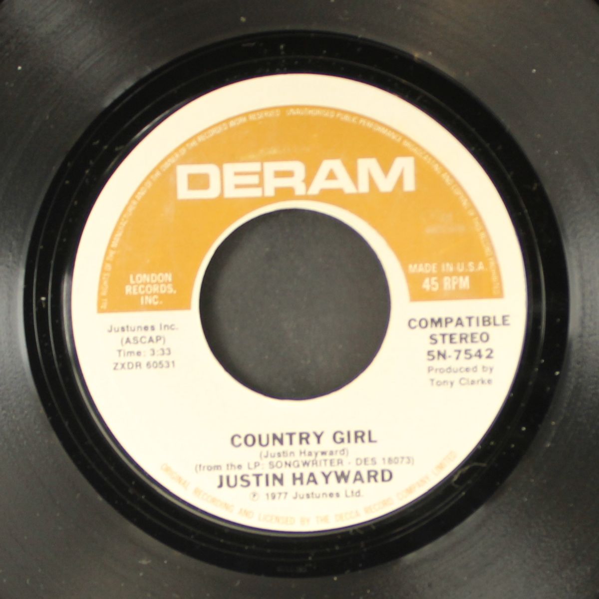 country girl by JUSTIN HAYWARD