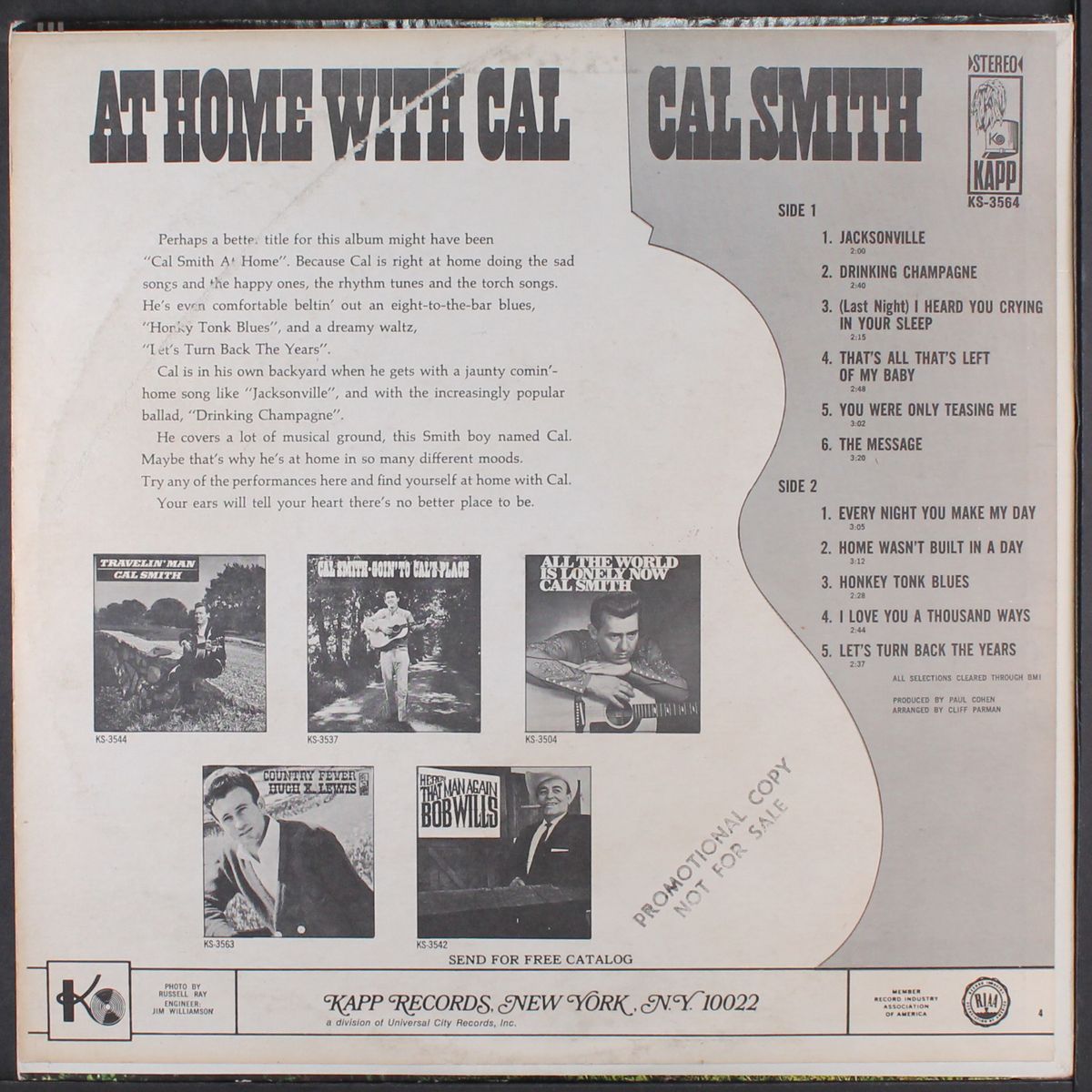 at home with cal by CAL SMITH