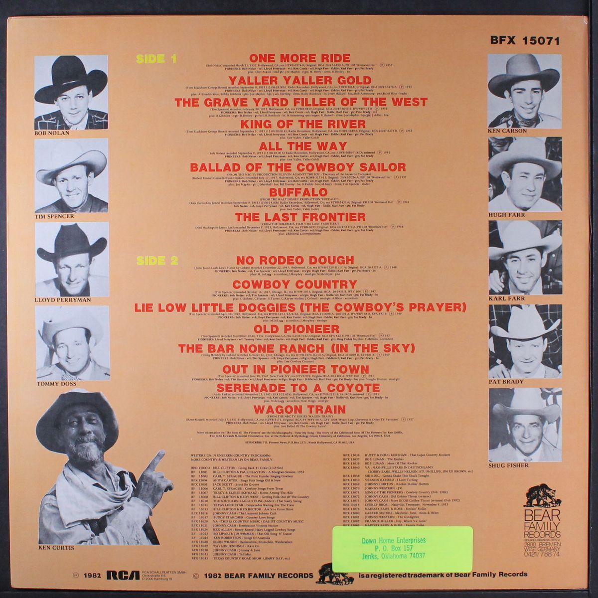 the sons of the pioneers by SONS OF THE PIONEERS