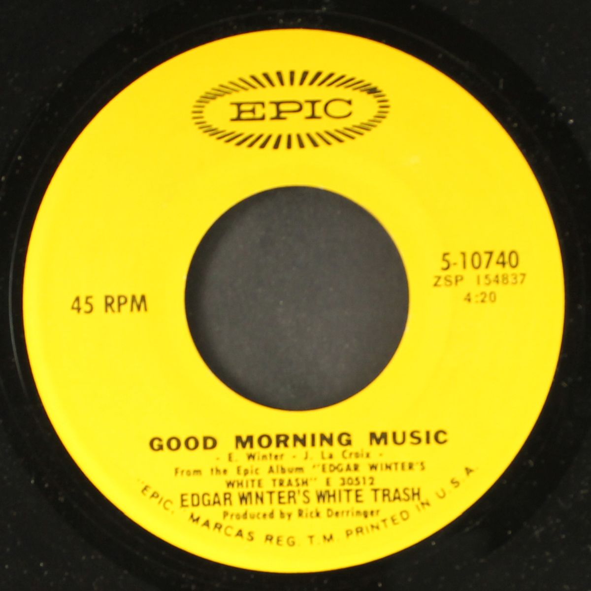 where would i be (without you) / good morning music by EDGAR WINTER'S WHITE TRASH