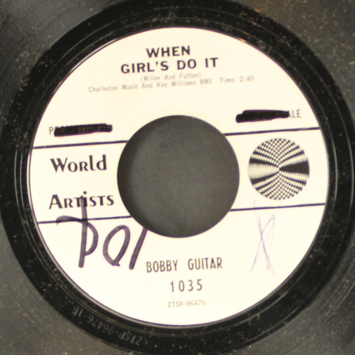 she's so fine / when girl's do it by BOBBY GUITAR