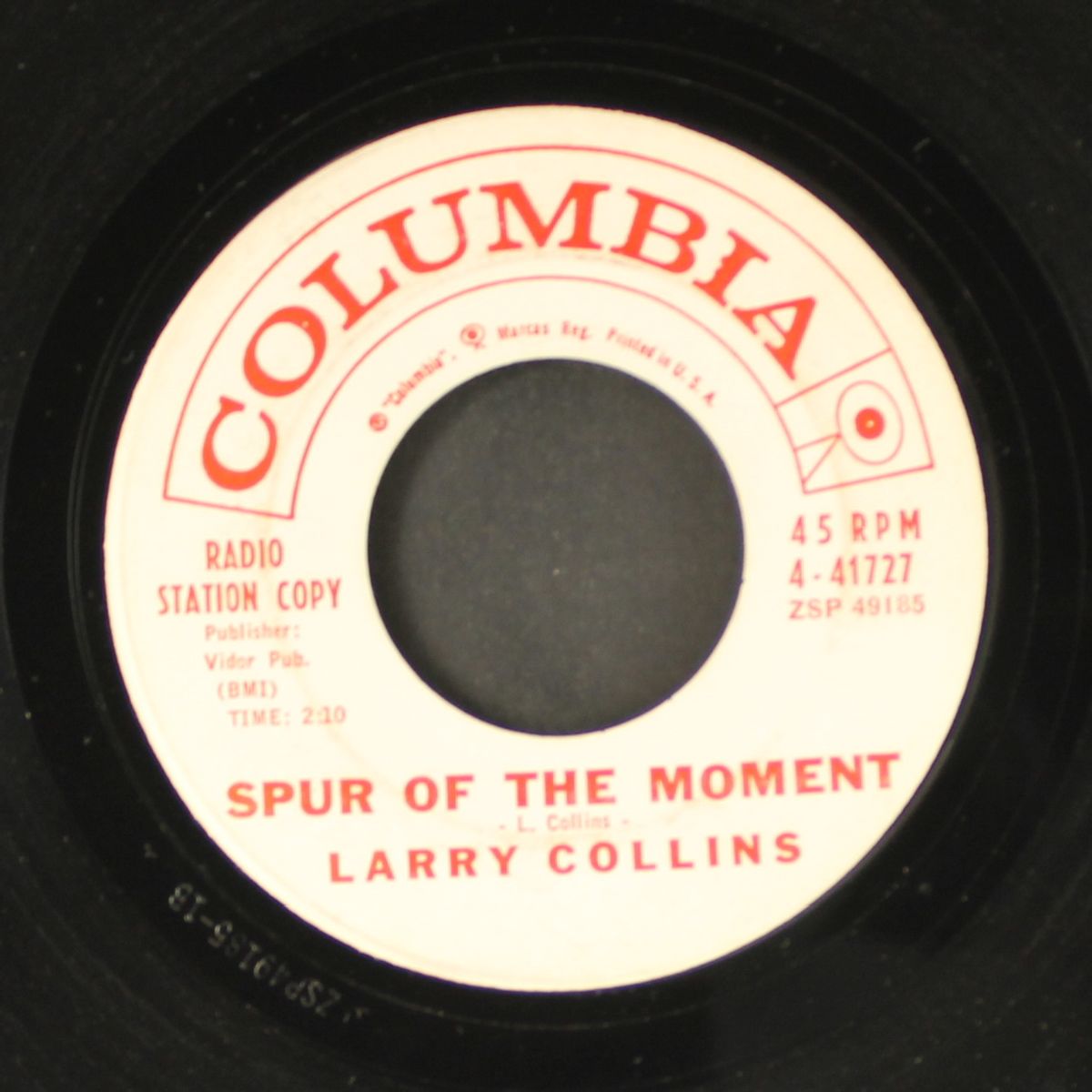 spur of the moment / the rebel, johnny yuma by LARRY COLLINS