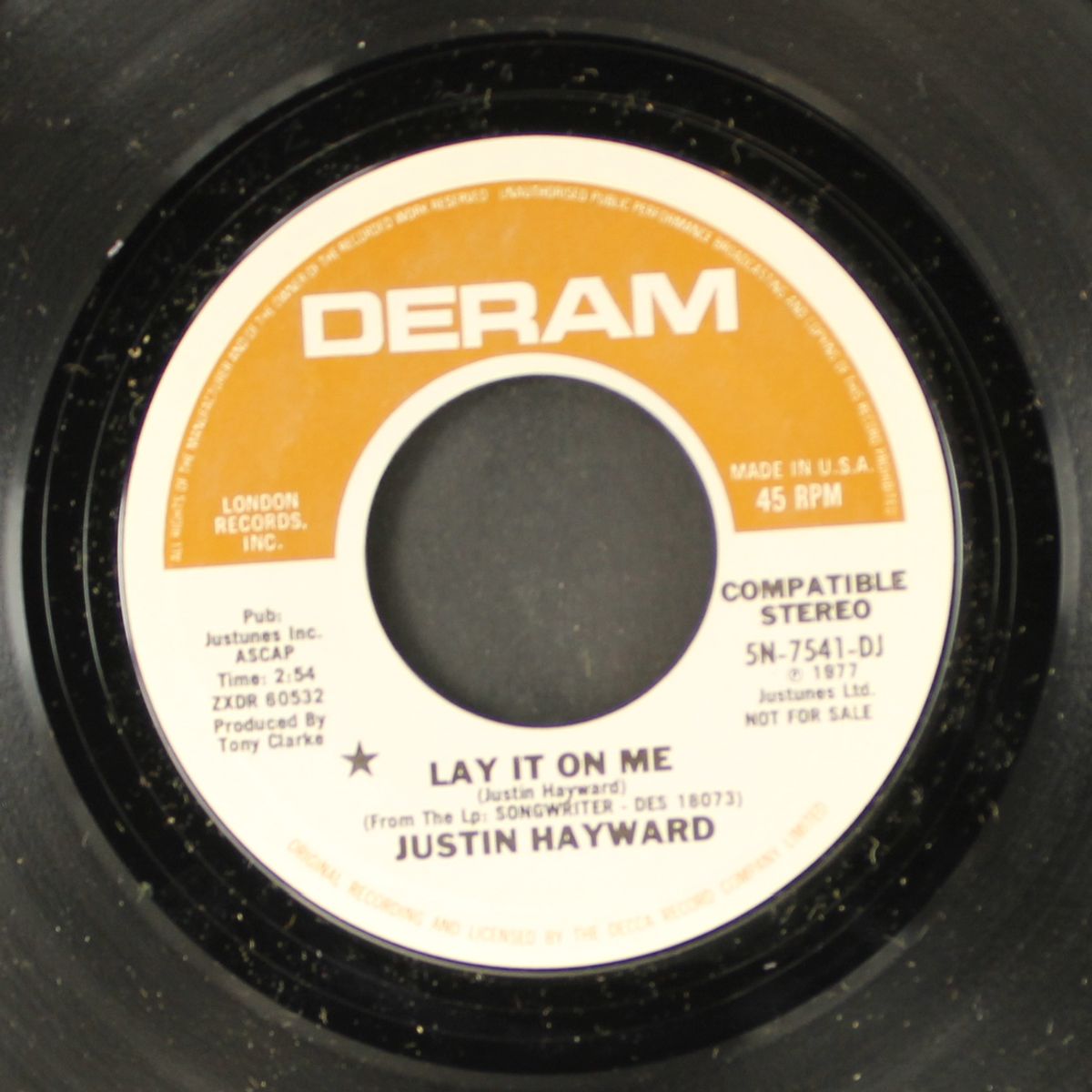 lay it on me / same by JUSTIN HAYWARD