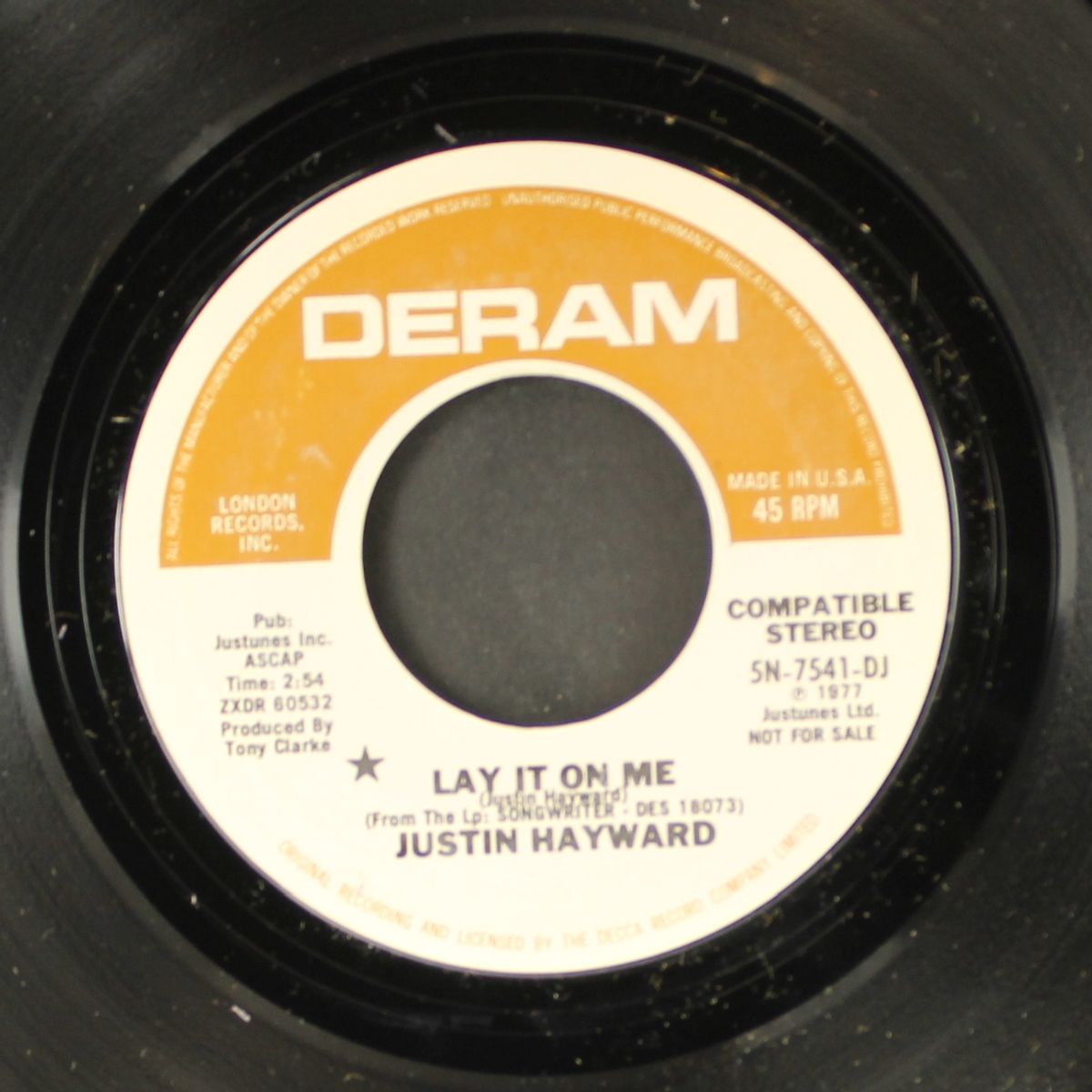 lay it on me / same by JUSTIN HAYWARD