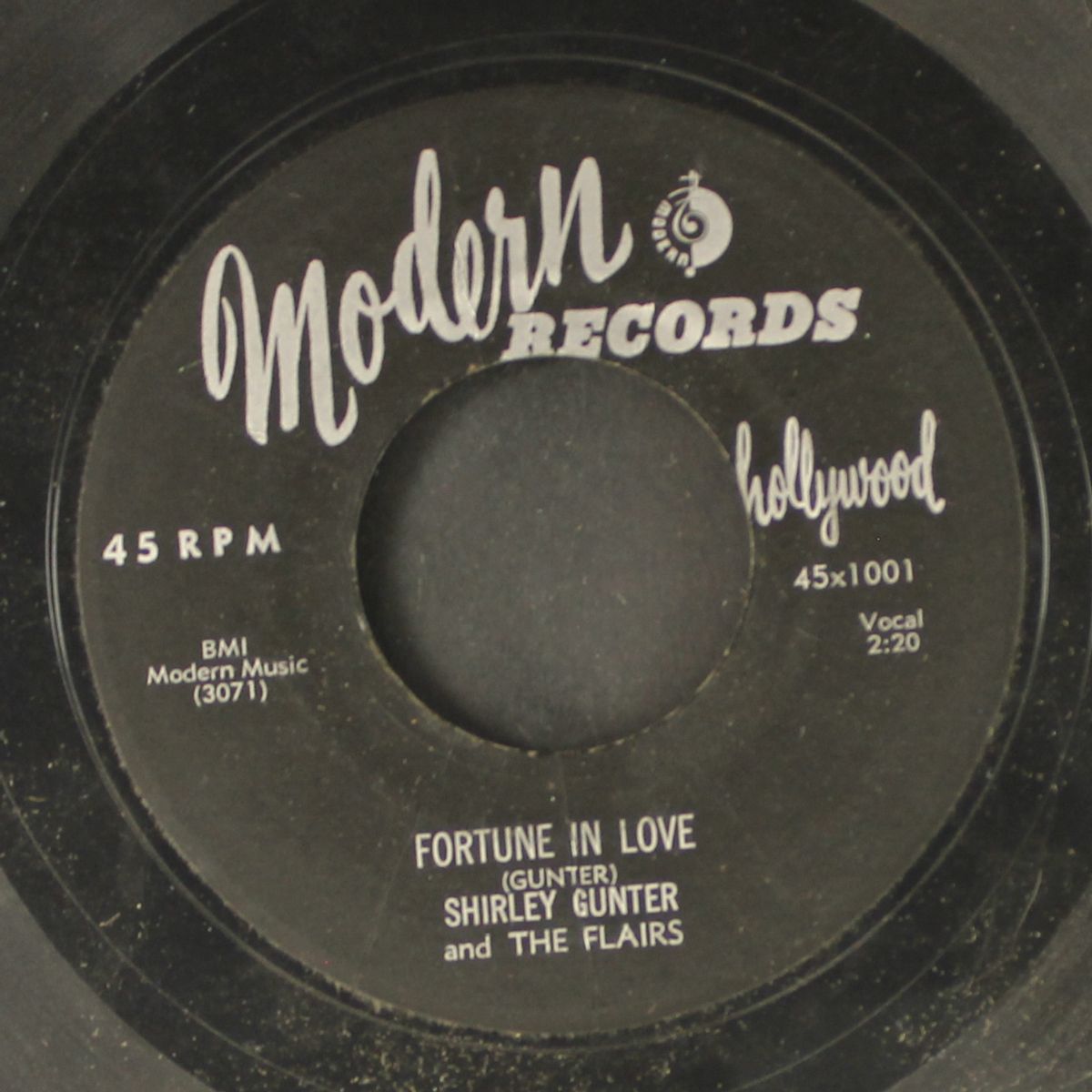fortune in love / i just got rid of heartache by SHIRLEY GUNTER & FLAIRS