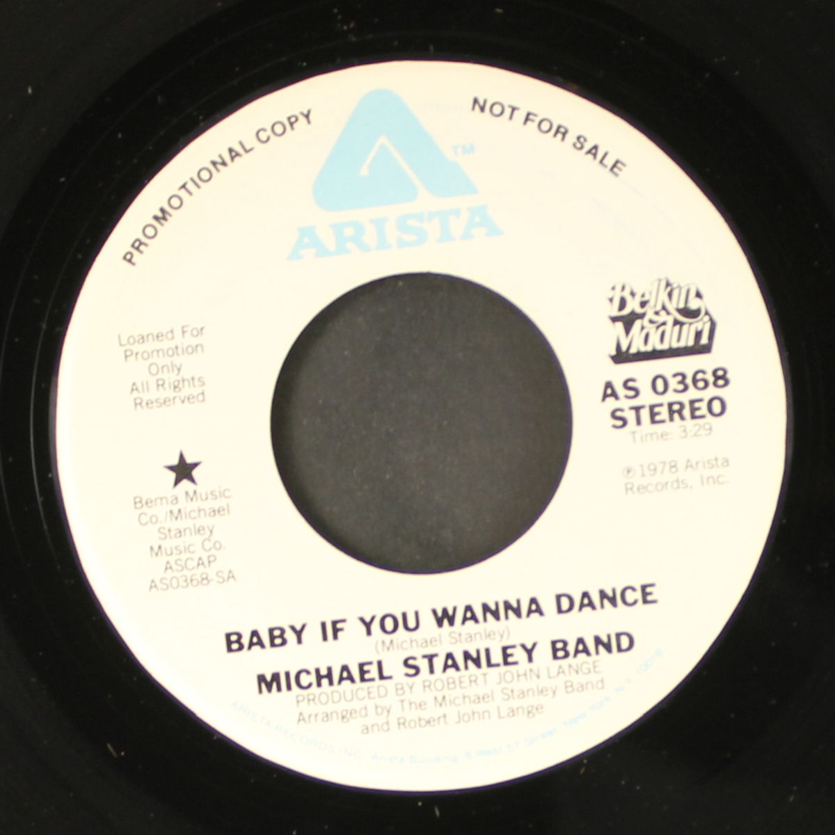 baby if you wanna dance / mono by MICHAEL STANLEY BAND