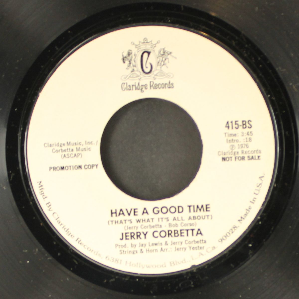 you set my dreams to music / have a good time by JERRY CORBETTA