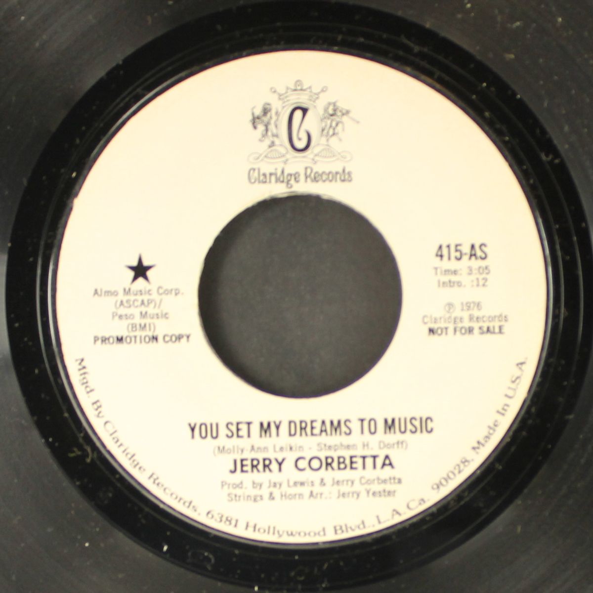 you set my dreams to music / have a good time by JERRY CORBETTA