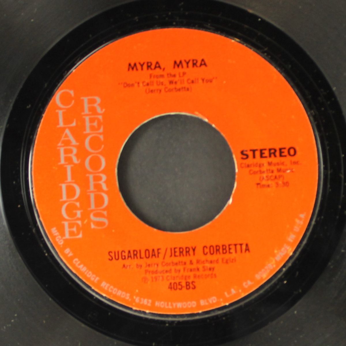 stars in my eyes / myra myra by SUGARLOAF/JERRY CORBETTA