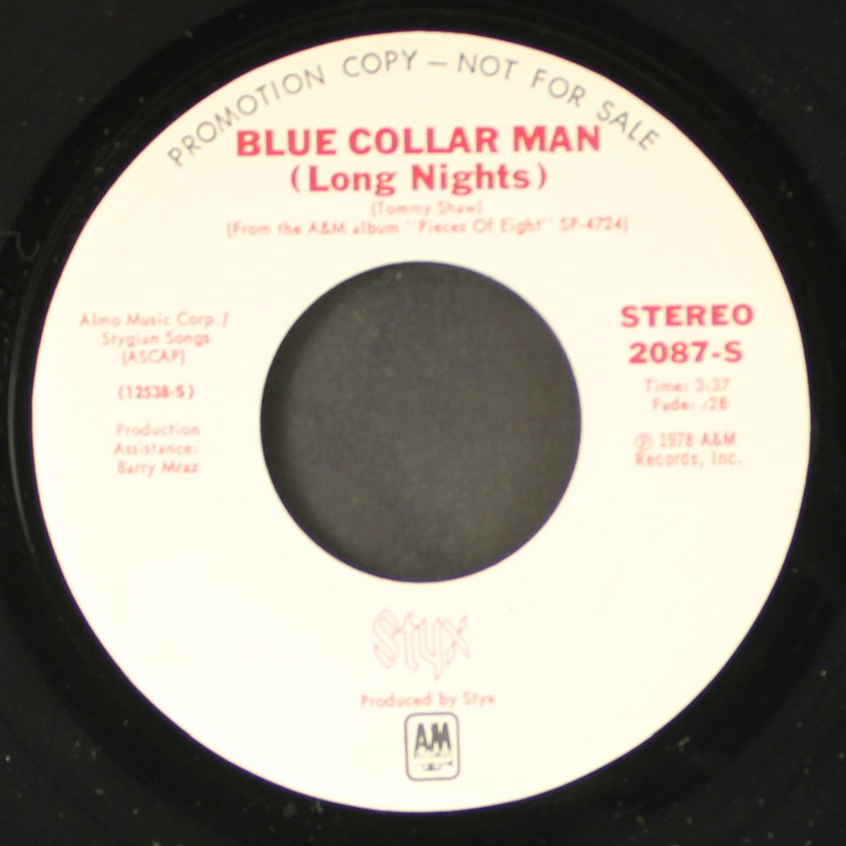 blue collar man / mono by STYX