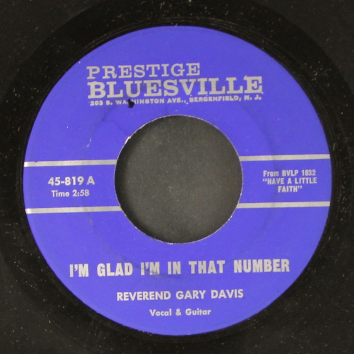 i'm glad i'm in that number / you got to move by REV. GARY DAVIS