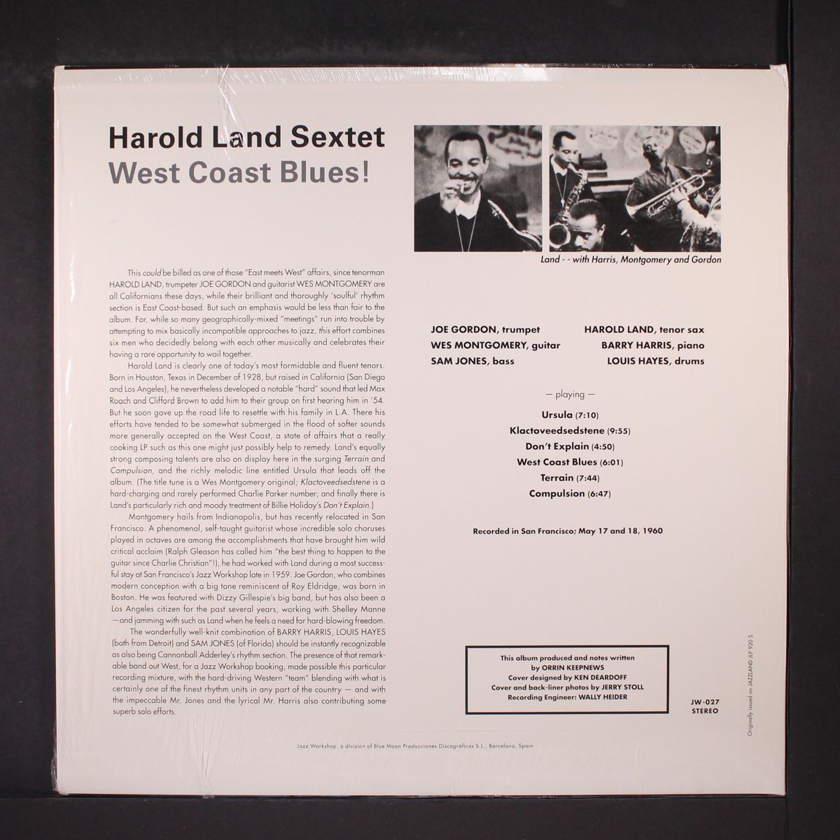 west coast blues! by HAROLD LAND