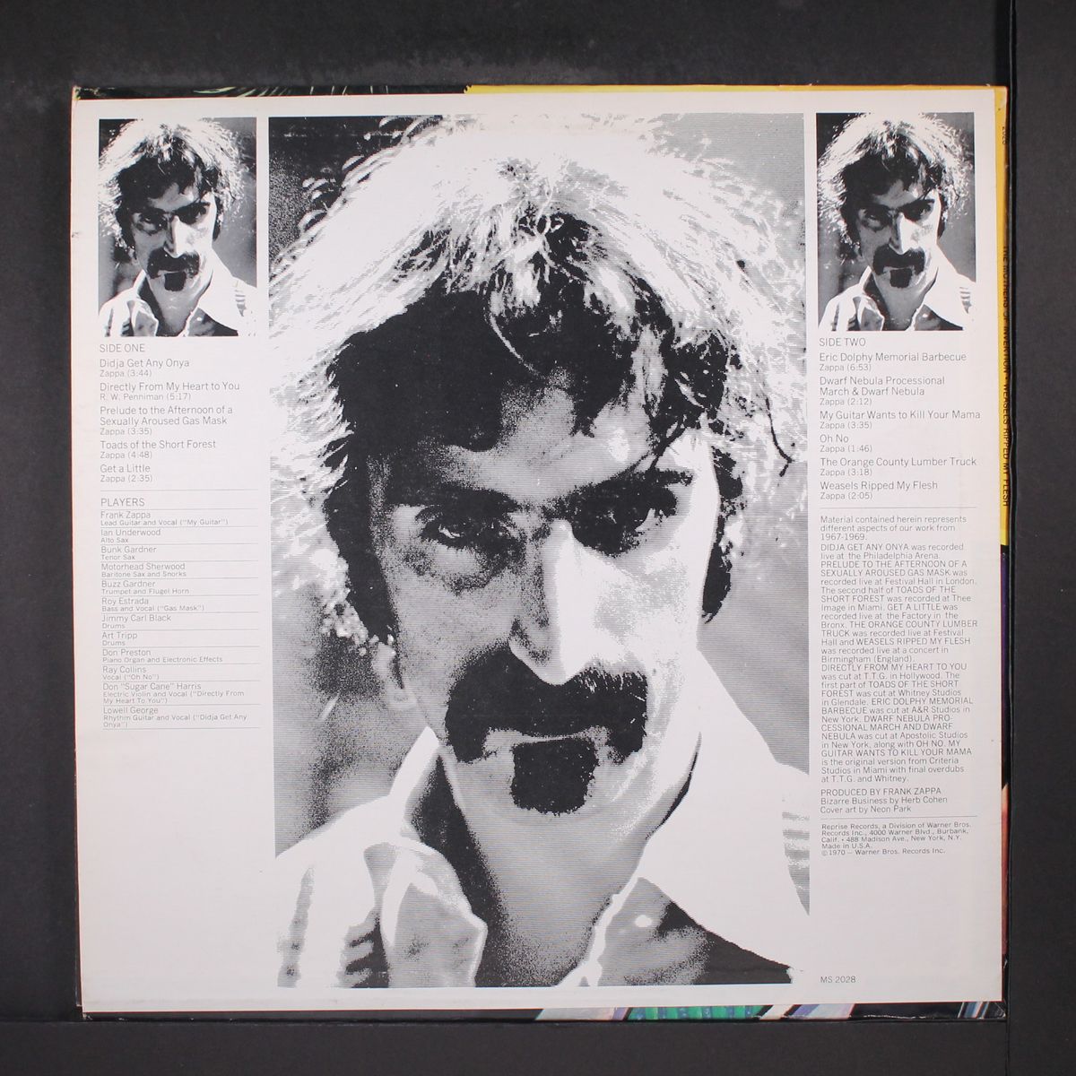 weasels ripped my flesh by MOTHERS OF INVENTION