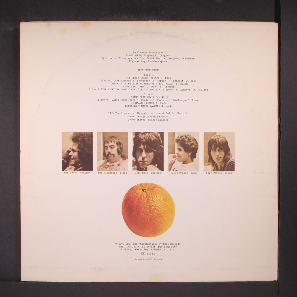 jeff beck group by JEFF BECK GROUP