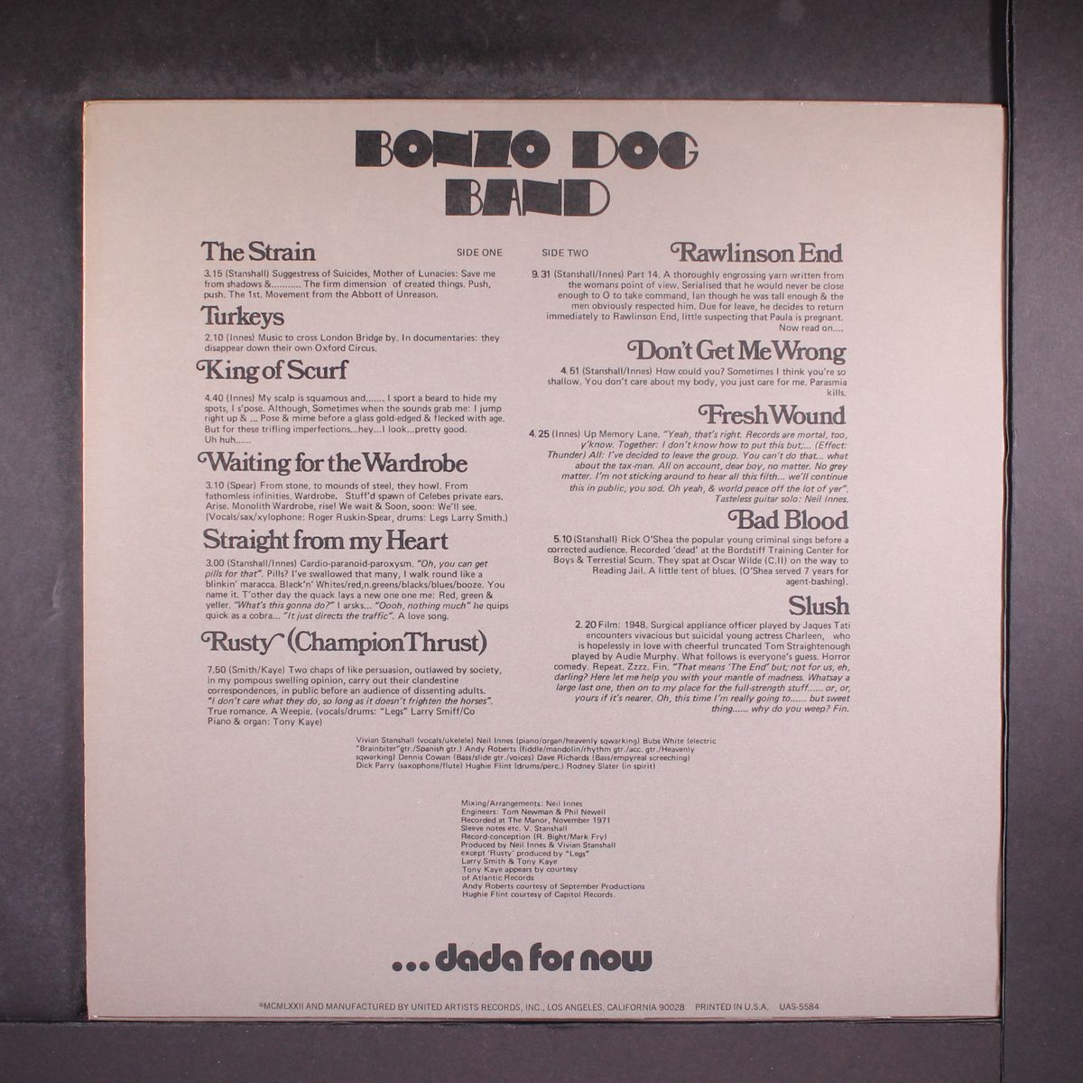let's make up and be friendly by BONZO DOG BAND