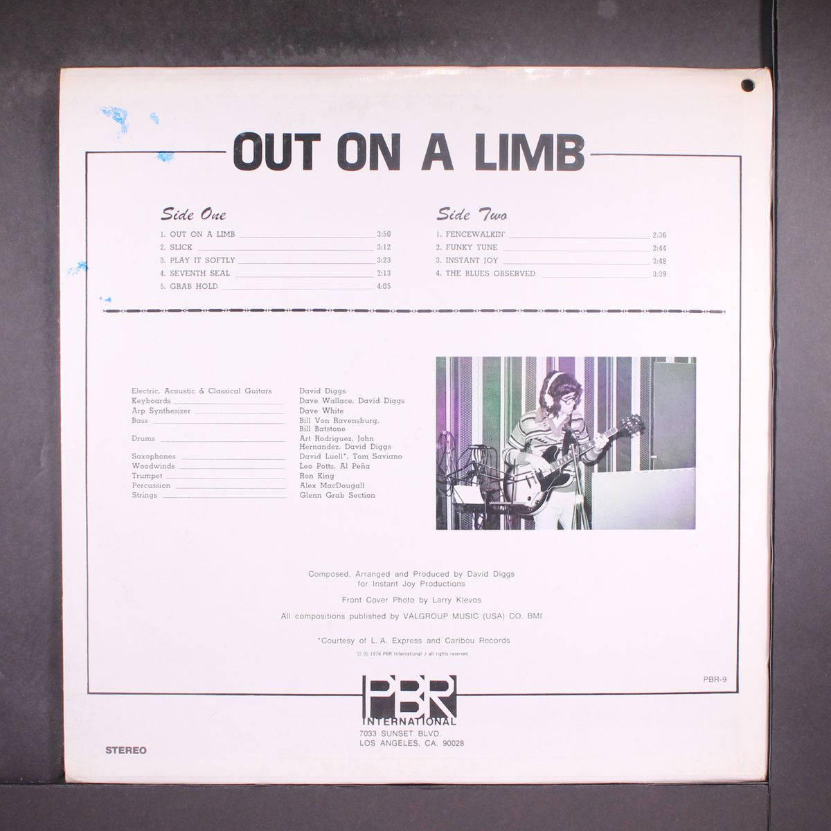 out on a limb by DAVID DIGGS