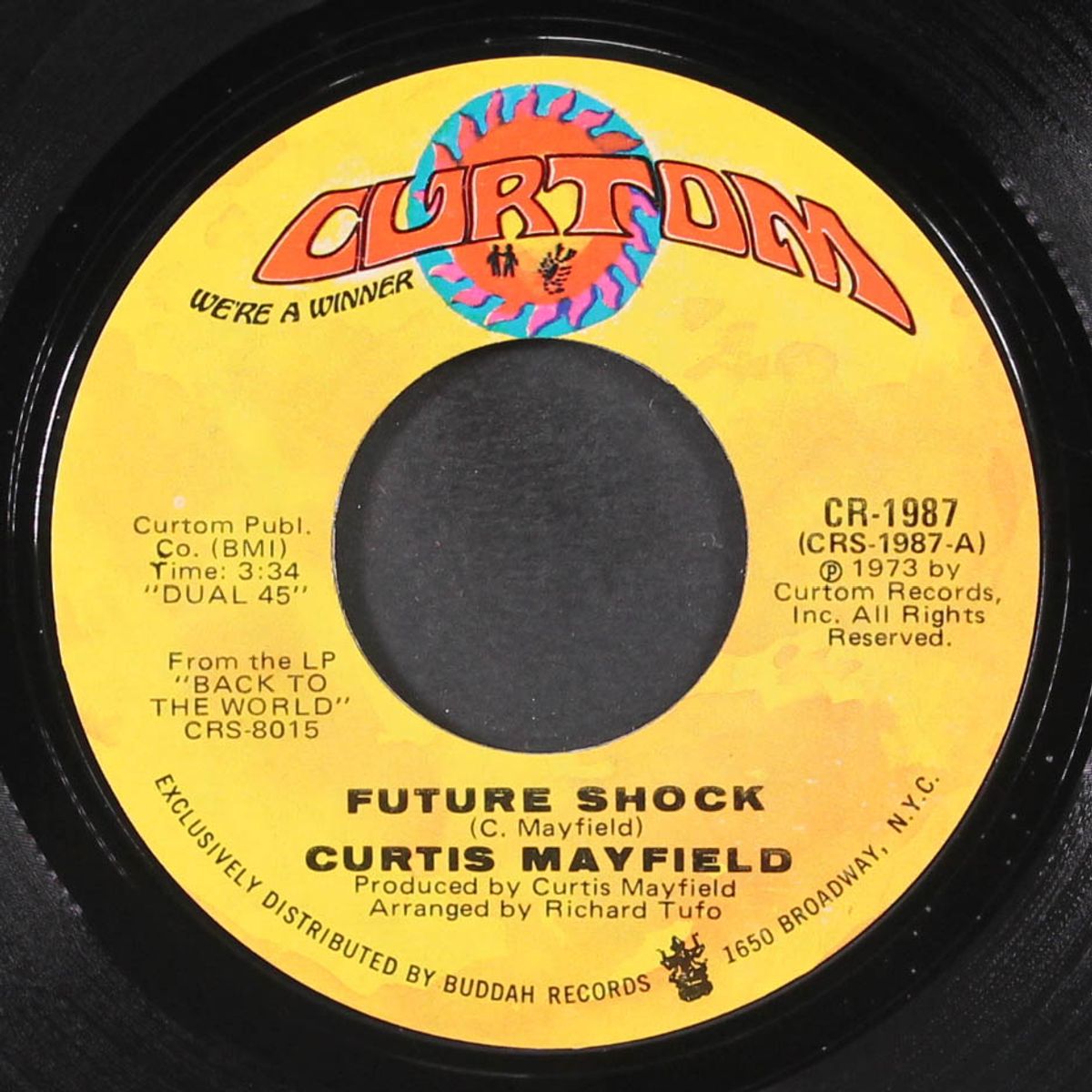 future shock / the other side of town by CURTIS MAYFIELD