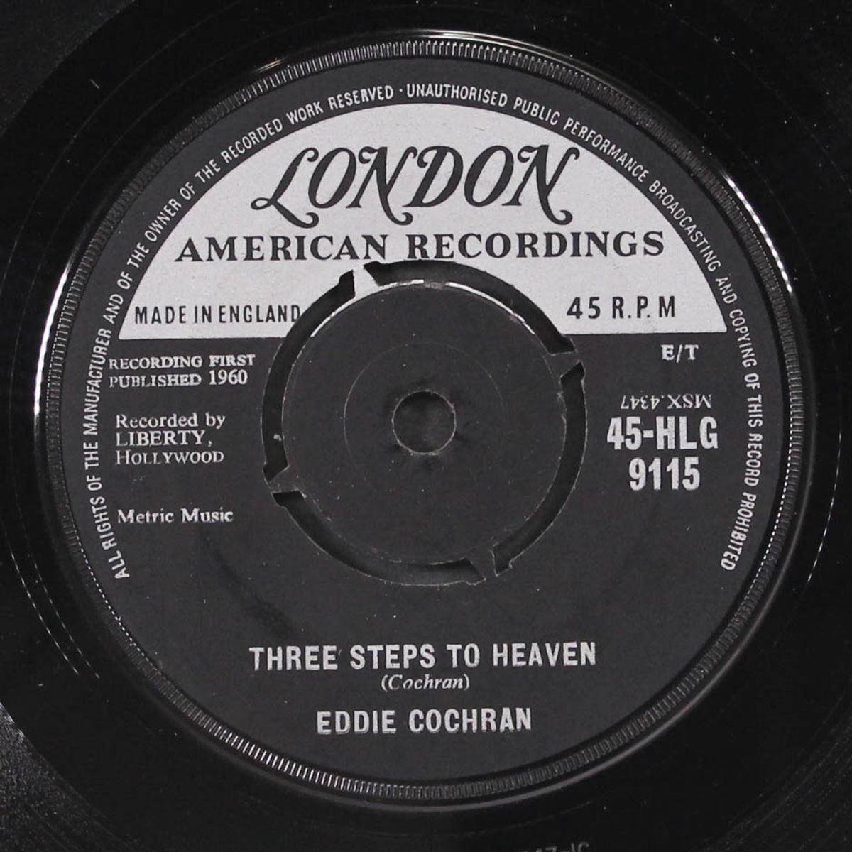 cut across shorty / three steps to heaven by EDDIE COCHRAN