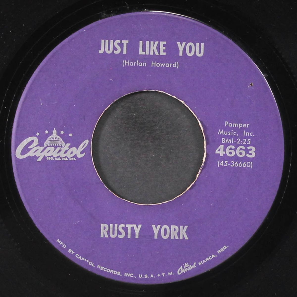 that's what i need / just like you by RUSTY YORK