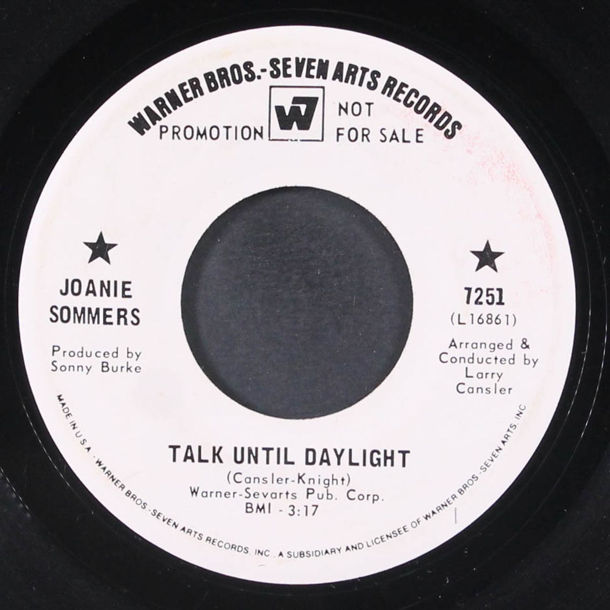 talk until daylight / the great divide by JOANIE SOMMERS