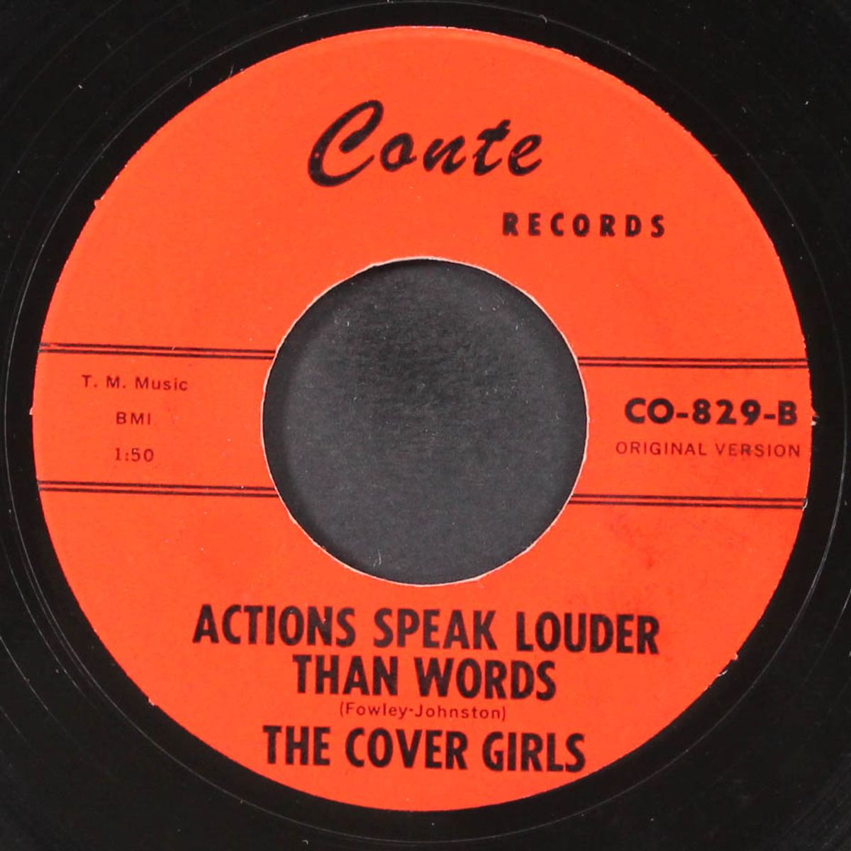 actions speak louder than words / gone but not forgotten by COVER GIRLS