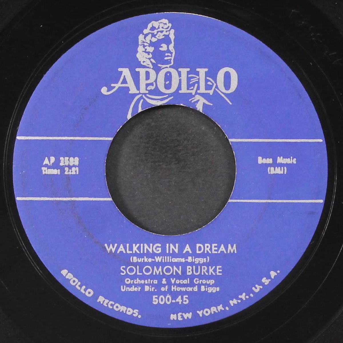 no man walks alone / walking in a dream by SOLOMON BURKE