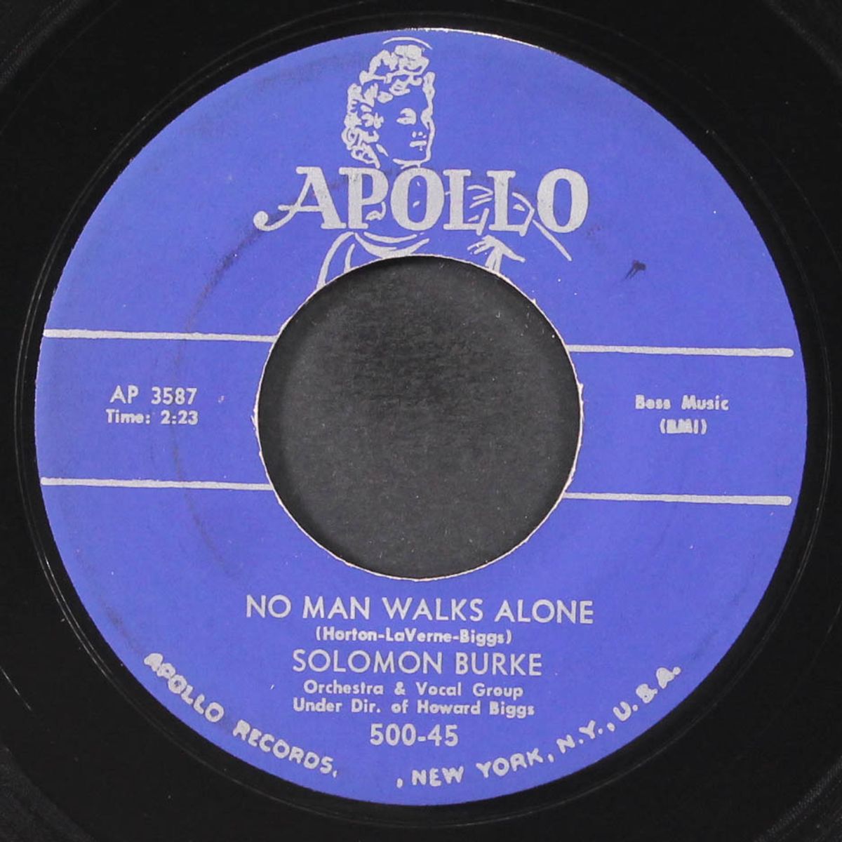 no man walks alone / walking in a dream by SOLOMON BURKE
