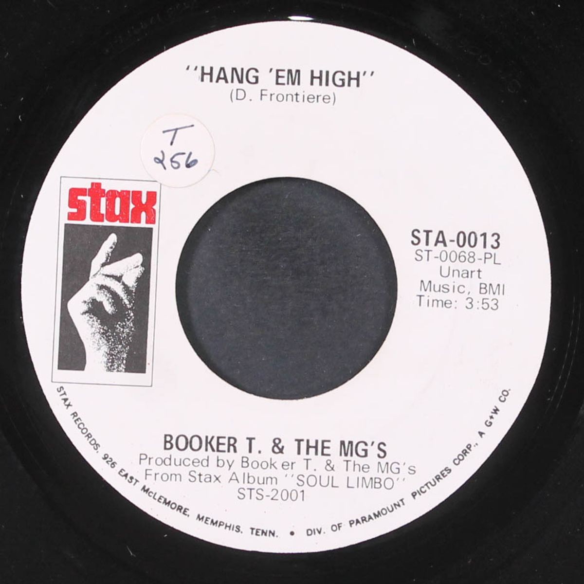 over easy / hang 'em high by BOOKER T & THE MG'S