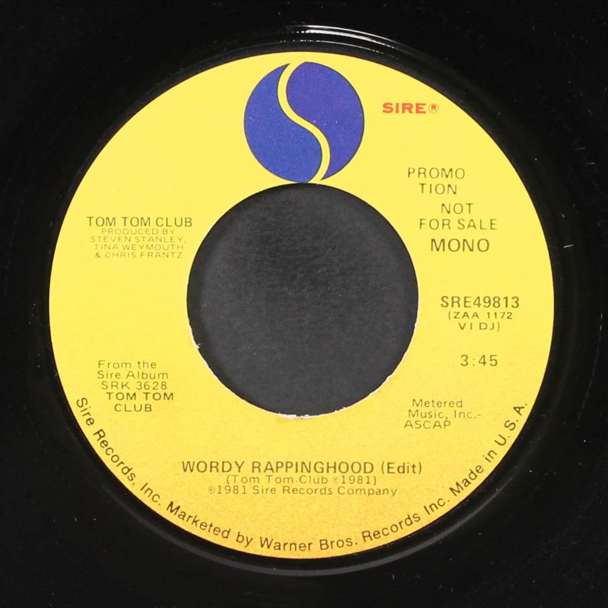 wordy rappinghood / mono by TOM TOM CLUB