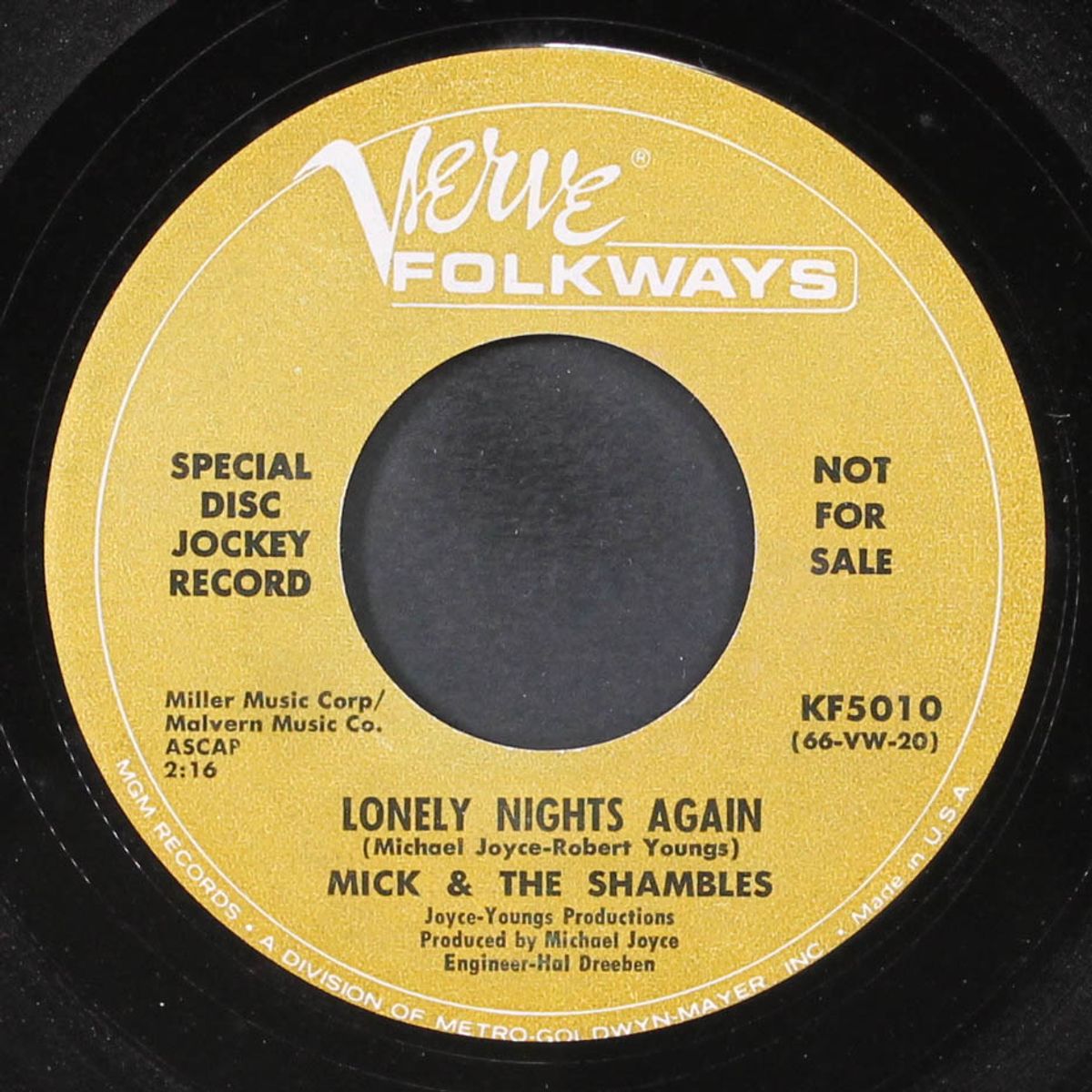 lonely nights again / girls girls girls by MICK & SHAMBLES