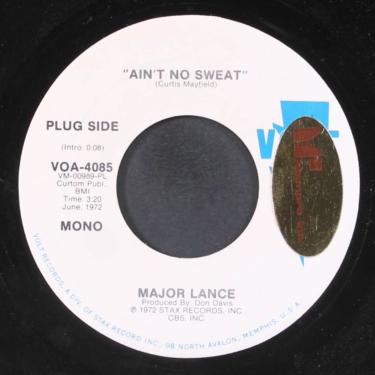 aint no sweat / same by MAJOR LANCE