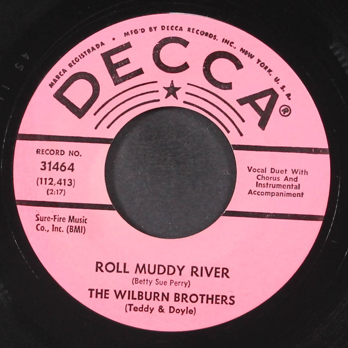 roll muddy river by WILBURN BROTHERS