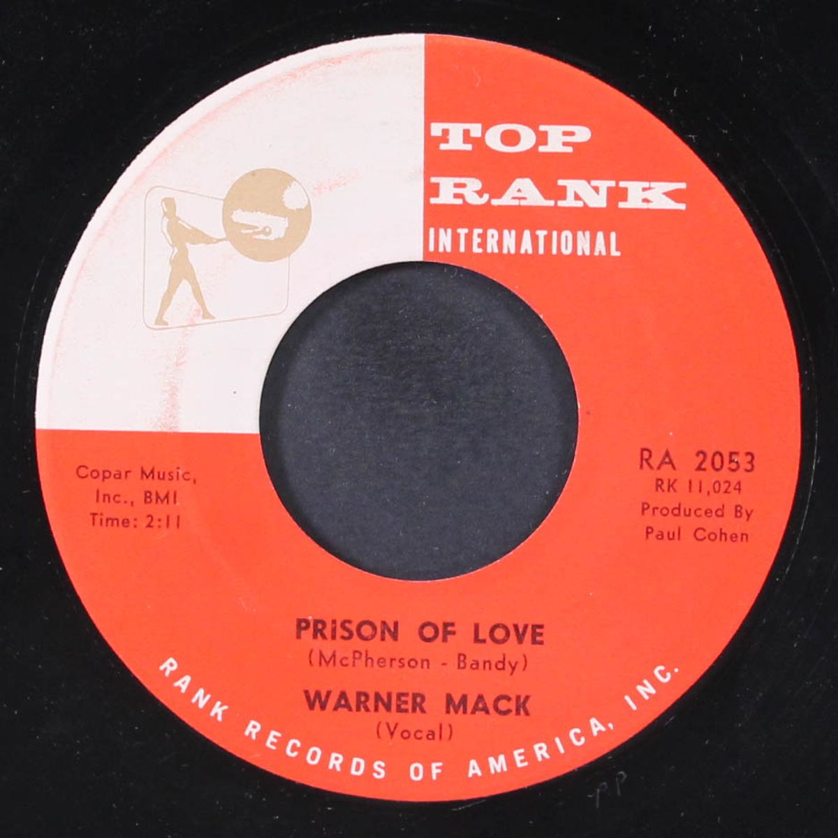 i'll run back to you / prison of love by WARNER MACK