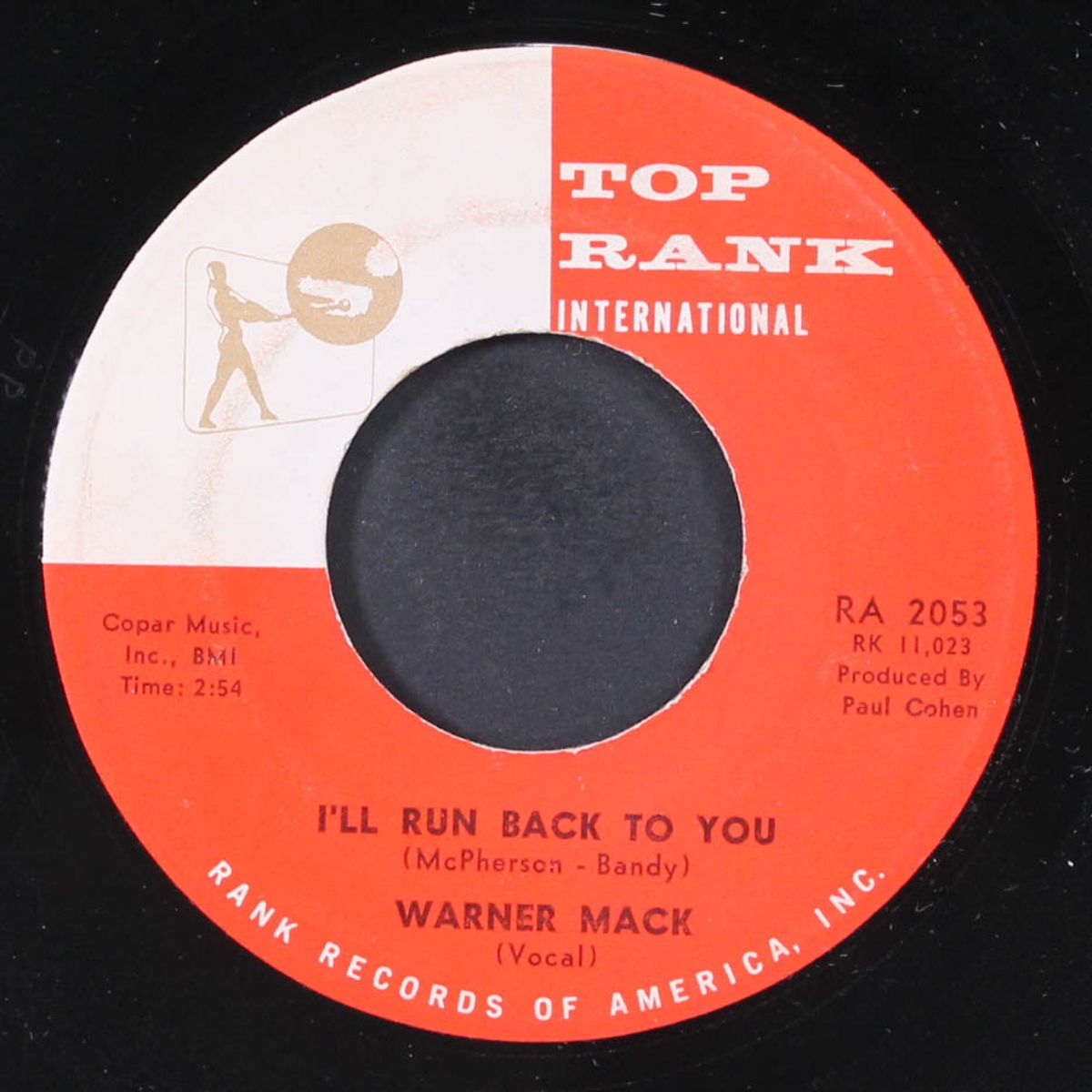 i'll run back to you / prison of love by WARNER MACK