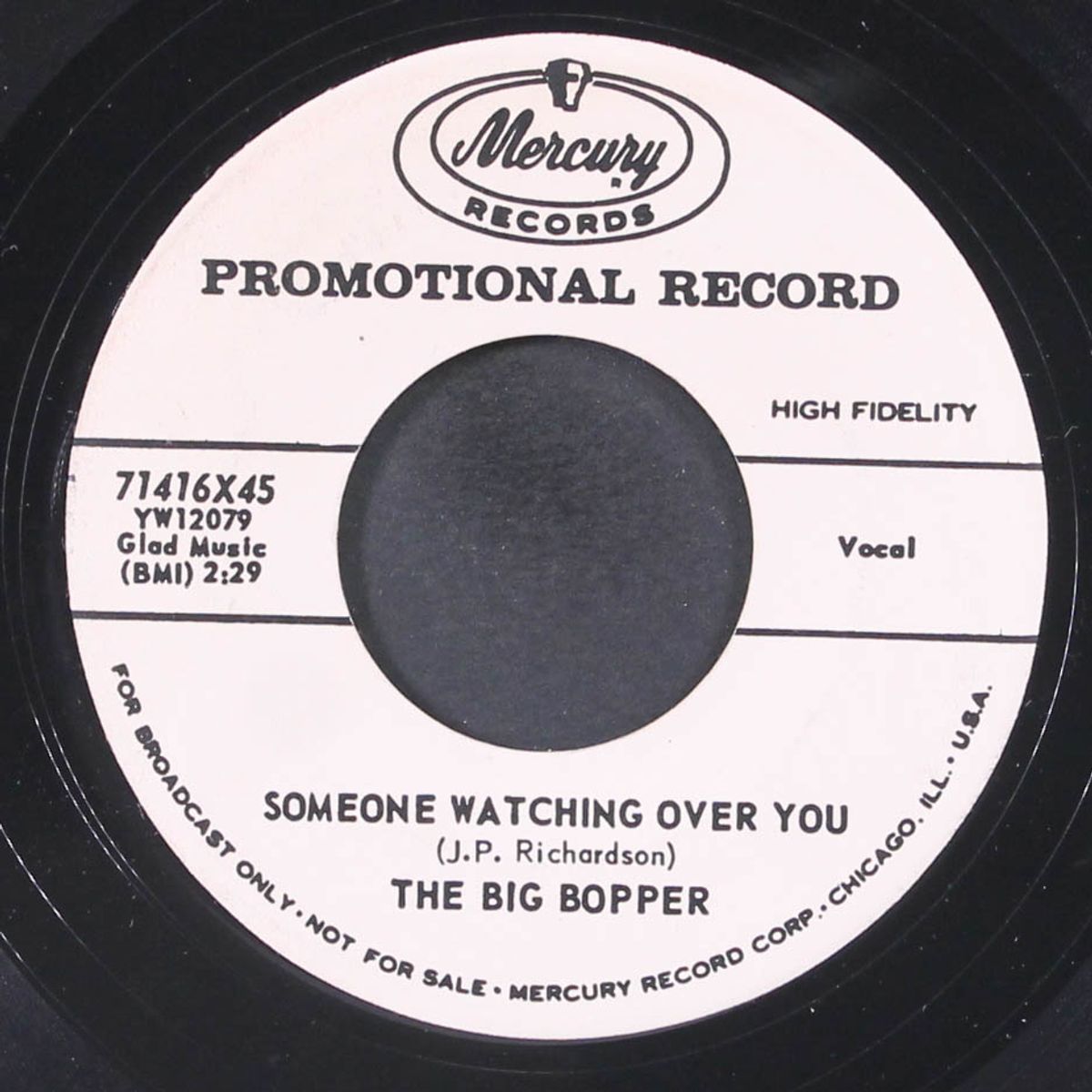 walking through my dreams / someone watching over you by BIG BOPPER