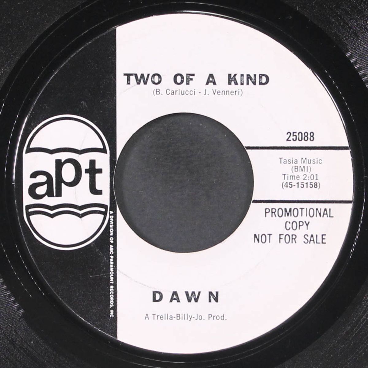 can't get him off my mind / two of a kind by DAWN