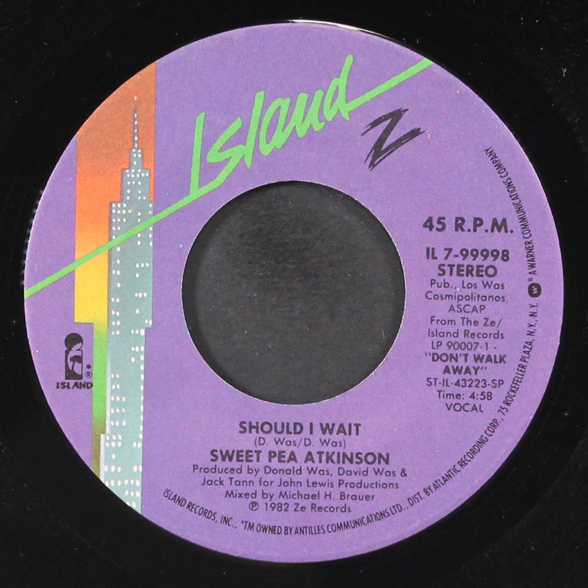 dance or die / should i wait by SWEET PEA ATKINSON
