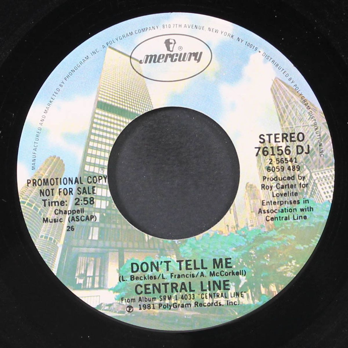 don't tell me / same by CENTRAL LINE