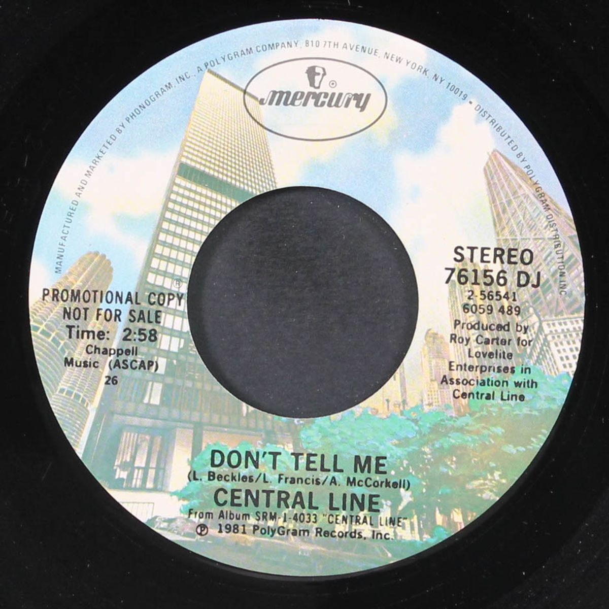 don't tell me / same by CENTRAL LINE